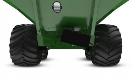 Wide wheelbase for greater stability